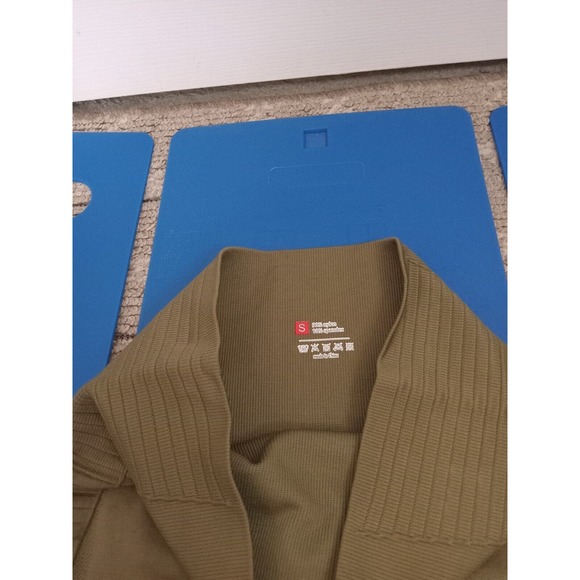 GYMSHARK Energy Seamless‎ Leggings Womens Size Small Olive Green High Rise - Picture 12 of 16